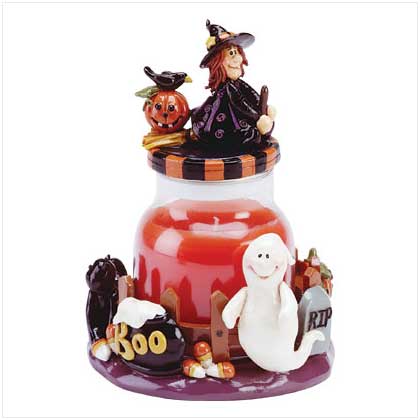 Witch Topper/base W/wax Jar